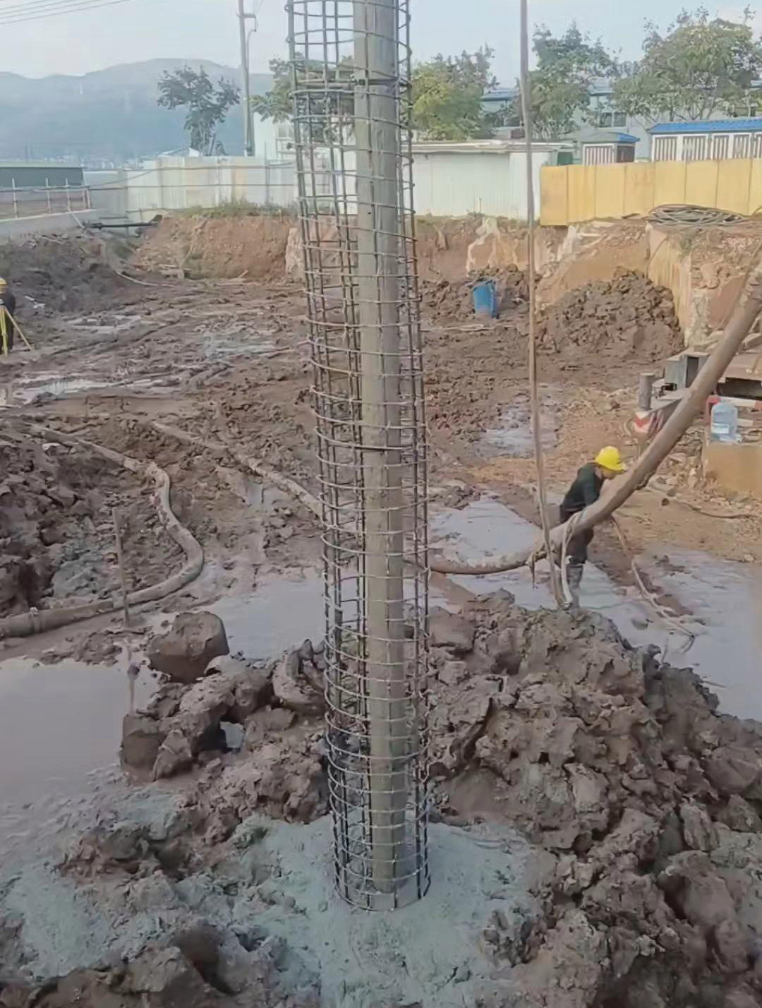 漯河临颍县长螺旋钻孔压灌桩